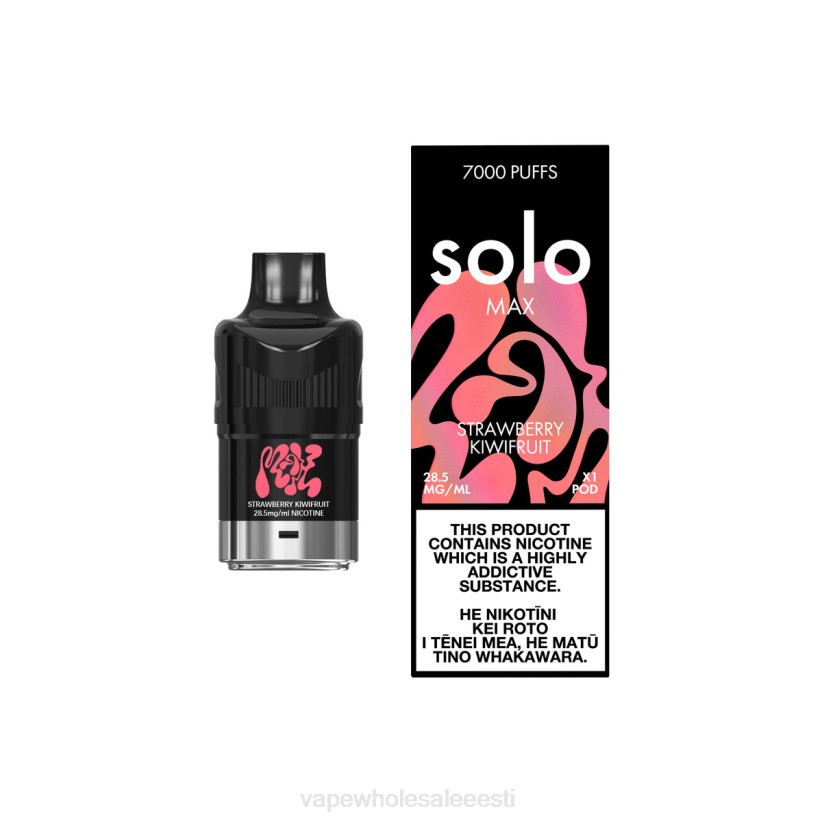 Nikotiinivaba Vape - Solo MAX pod maasika kiivi VZ4RP674