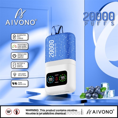 Vape Tallinn - Aivono AIM magic 20 000 mustikajää 2X8873