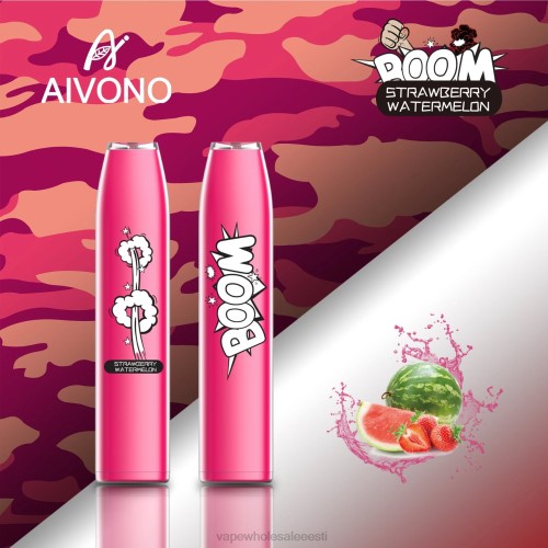 Nikotiinivaba Vape - Aivono AIM BOOM 600 maasikas arbuus 2X88364