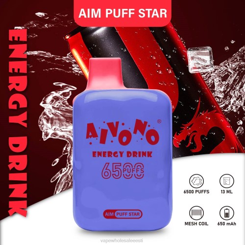 Vape Tallinn - Aivono AIM PUFF STAR 6500 energiajook 2X88293