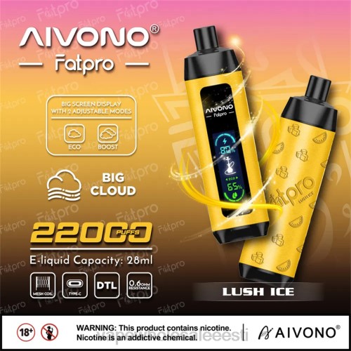 Vape Tallinn - Aivono Fatpro 22000 lopsakas jää 2X883