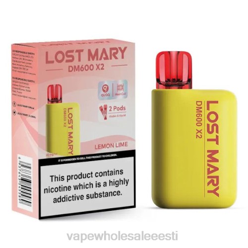 Nikotiinivaba Vape - sidruni laim 6F8Z474 LOST MARY DM600 X2