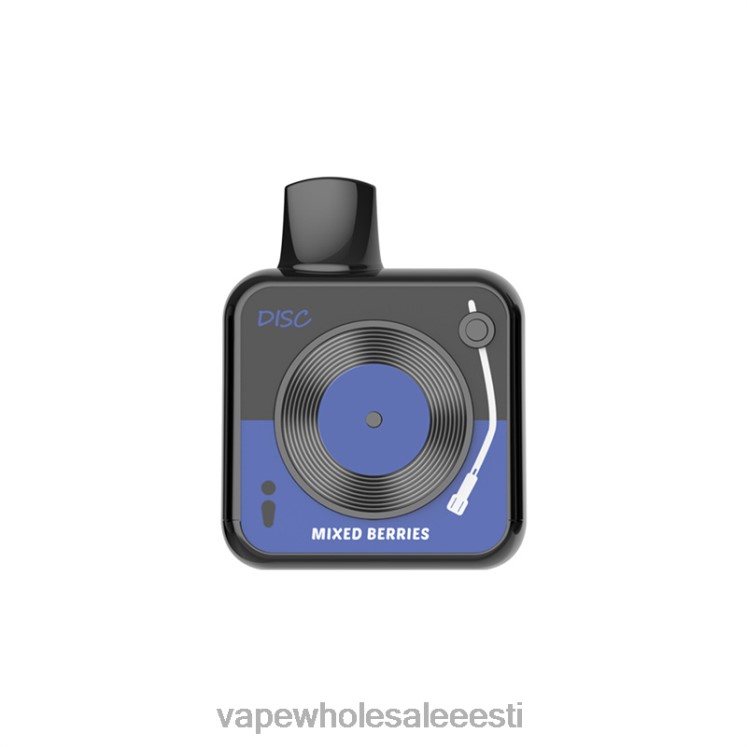 Nikotiinivaba Vape - LAVIE DISC 10000 pahvi J4H4J154 segatud marjad