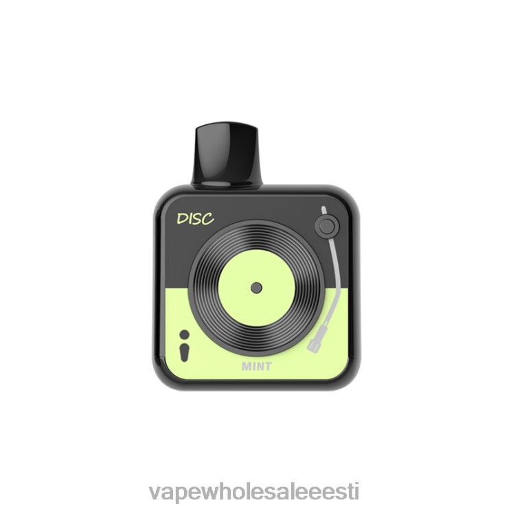 Nikotiinivaba Vape - LAVIE DISC 10000 pahvi J4H4J164 piparmünt