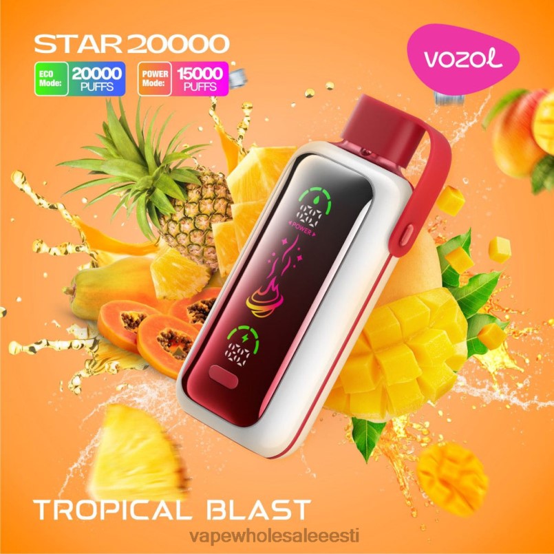 Vape Eesti - VOZOL STAR 20 000 BTPTX2 troopiline plahvatus